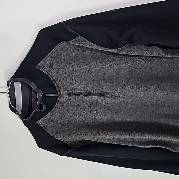 Nike Golf large black and gray tour performance drifit half zip light jacket - Picture 2 of 6